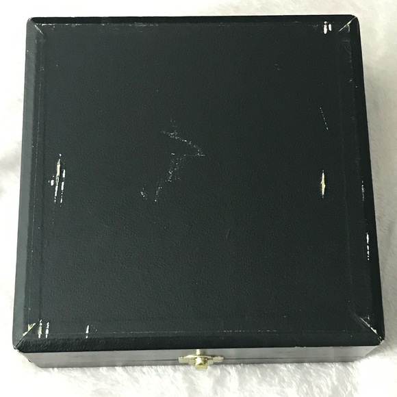 Collectible Silver Stamped Silver Plated Cream Sugar Set w Deluxe Box vintage - Picture 12 of 16